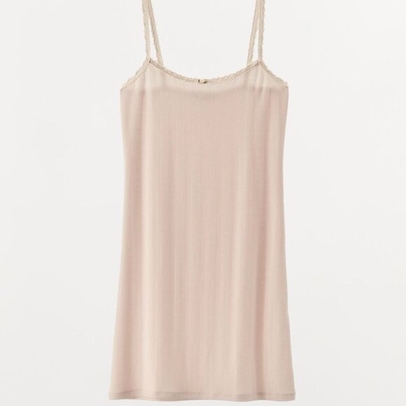 Zara Pointelle Lace Dress - Picture 1 of 4